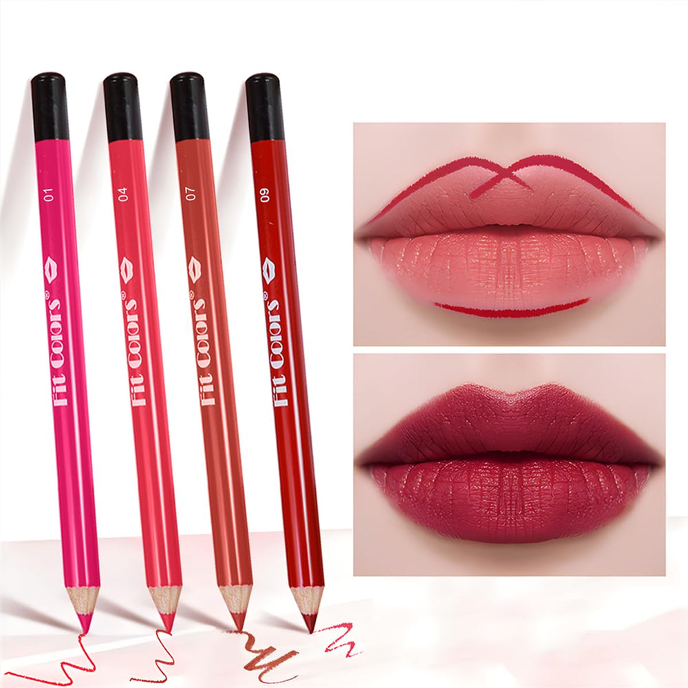 Baorder natural wood lip pencil design provides comfortable grip.