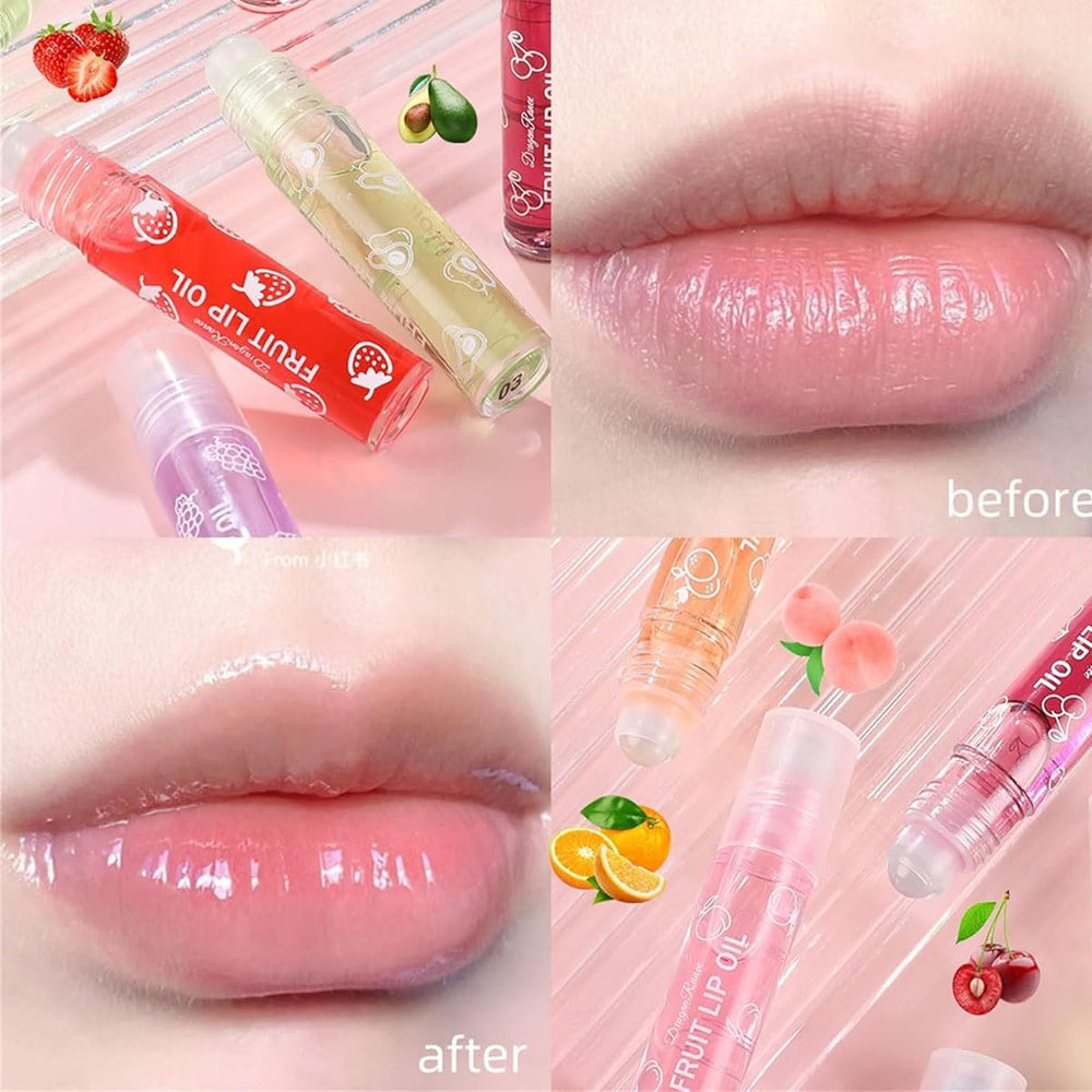 Baorder grape flavor lip oil rollerball adds shine and hydration