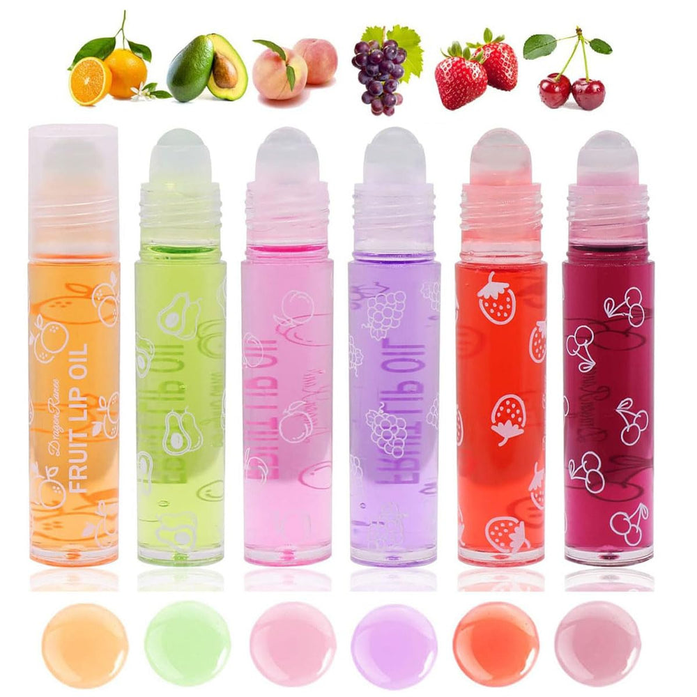 Baorder lip gloss peach flavor roll-on for shine and daily hydration
