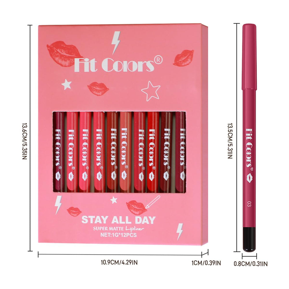 Baorder shade swatches collection showcases browns, pinks, and reds.