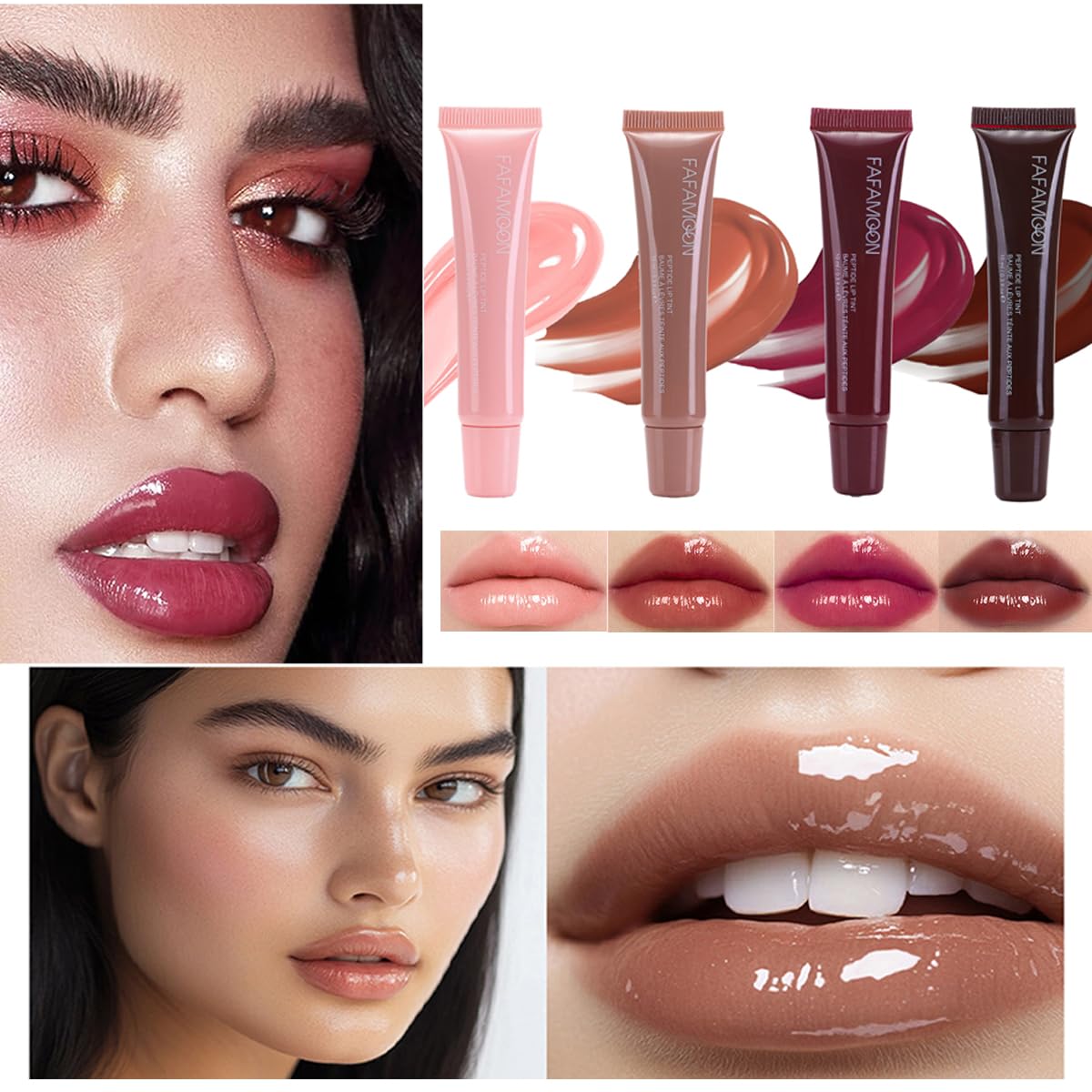 Baorder smooth-texture lip gloss swatch for effortless lips.
