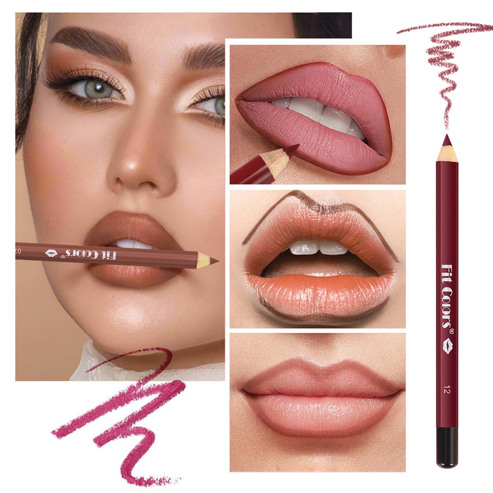 Baorder soft texture lip pencil enables smooth, precise application along lip edges.