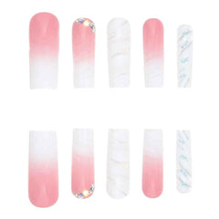 BAOYAALIN full-cover acrylic nails in 12 sizes fit a wide range.