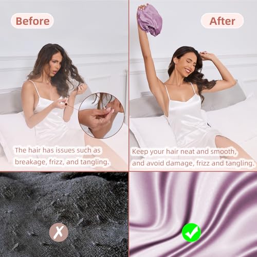 Baqzqudnl fabric reduces hair friction against pillow during rest