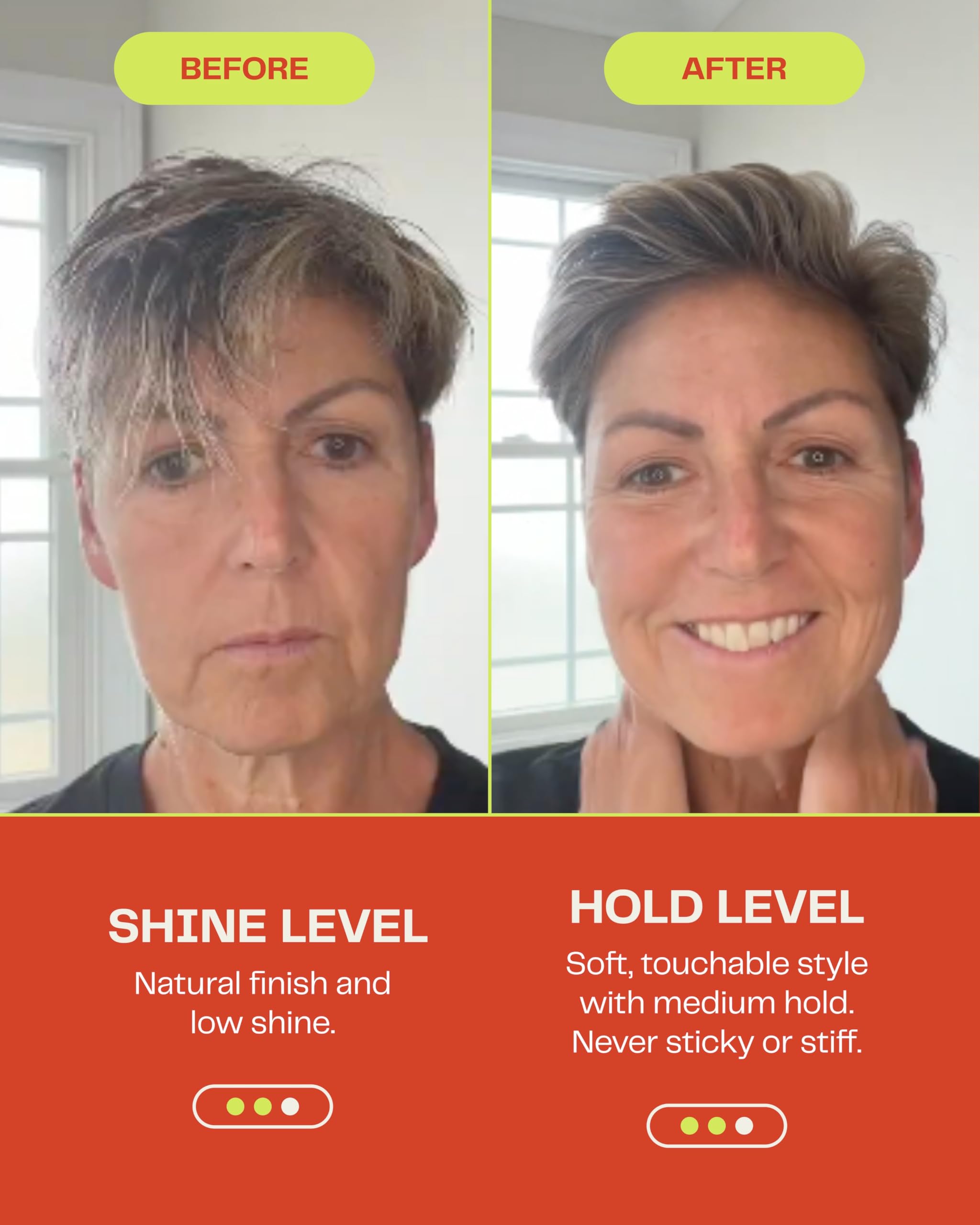 Barb Soft Clay Pomade applied to damp hair for defined, natural finish