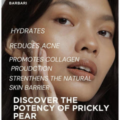 BARBARI Prickly Pear Oil dropper close-up reveals purity and texture.