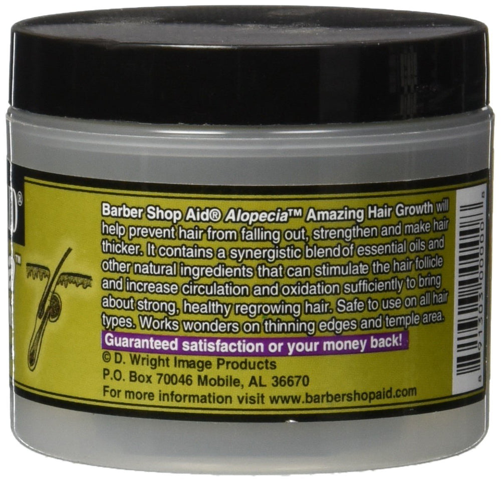 Barber Shop Aid dropper application supports even coverage on thinning areas.