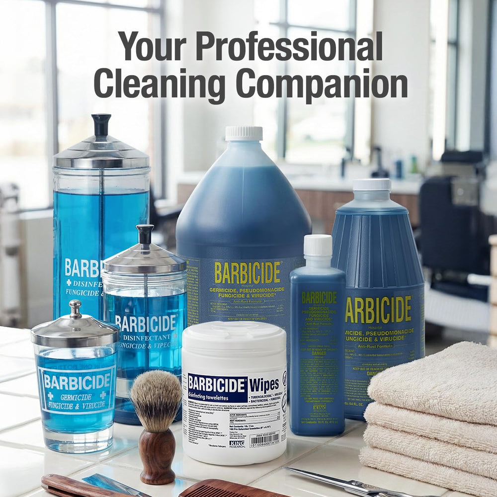 BARBICIDE professional salon tool sanitation for daily workflow