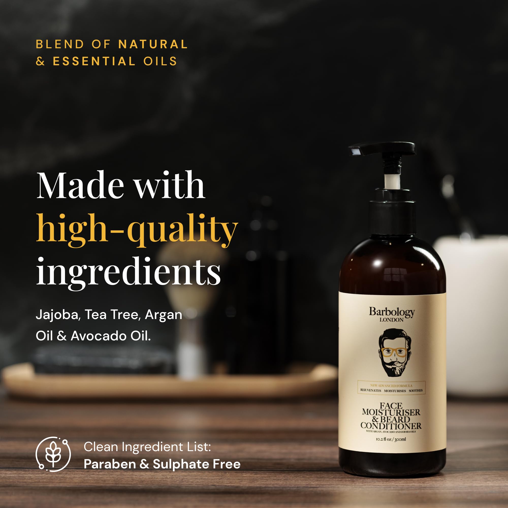 Barbology London jojoba oil for beard conditioning and shine