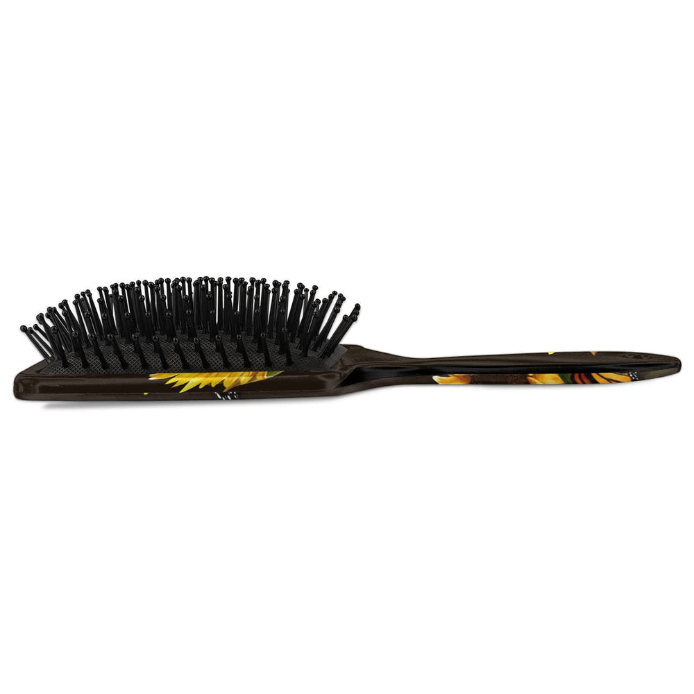 Bardic Sunflower Butterfly Hair Brush during blow-drying for smoother styling