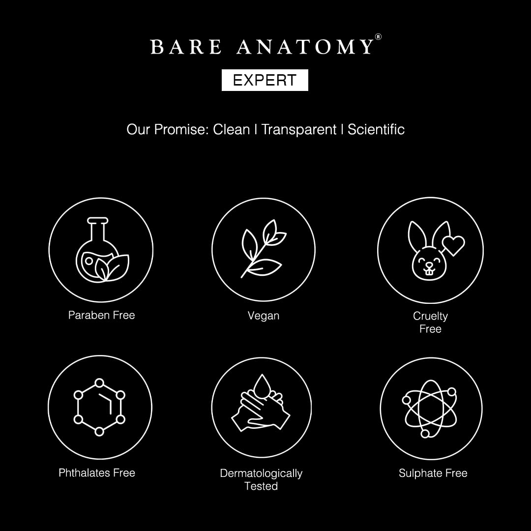 Bare Anatomy bathroom setup illustrating everyday hair care routine