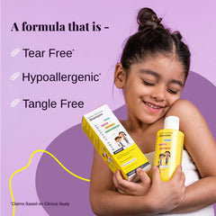 Bare Anatomy Junior shampoo ingredients panel emphasizes coconut milk protein and almond oil