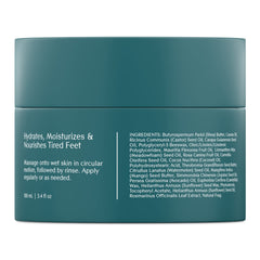 Bare August applying balm for quick absorption on rough skin