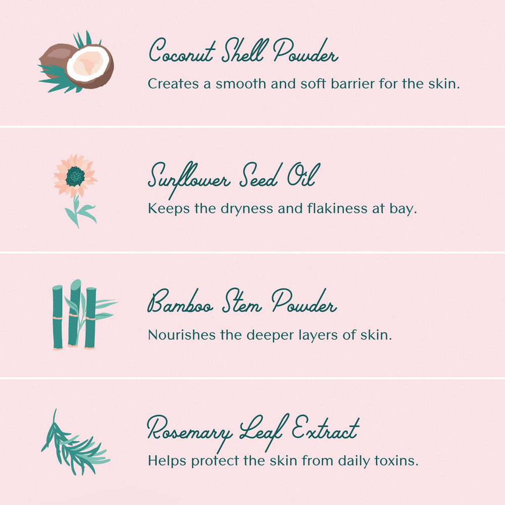 Foot care routine with Bare August Foot Scrub and lotion.