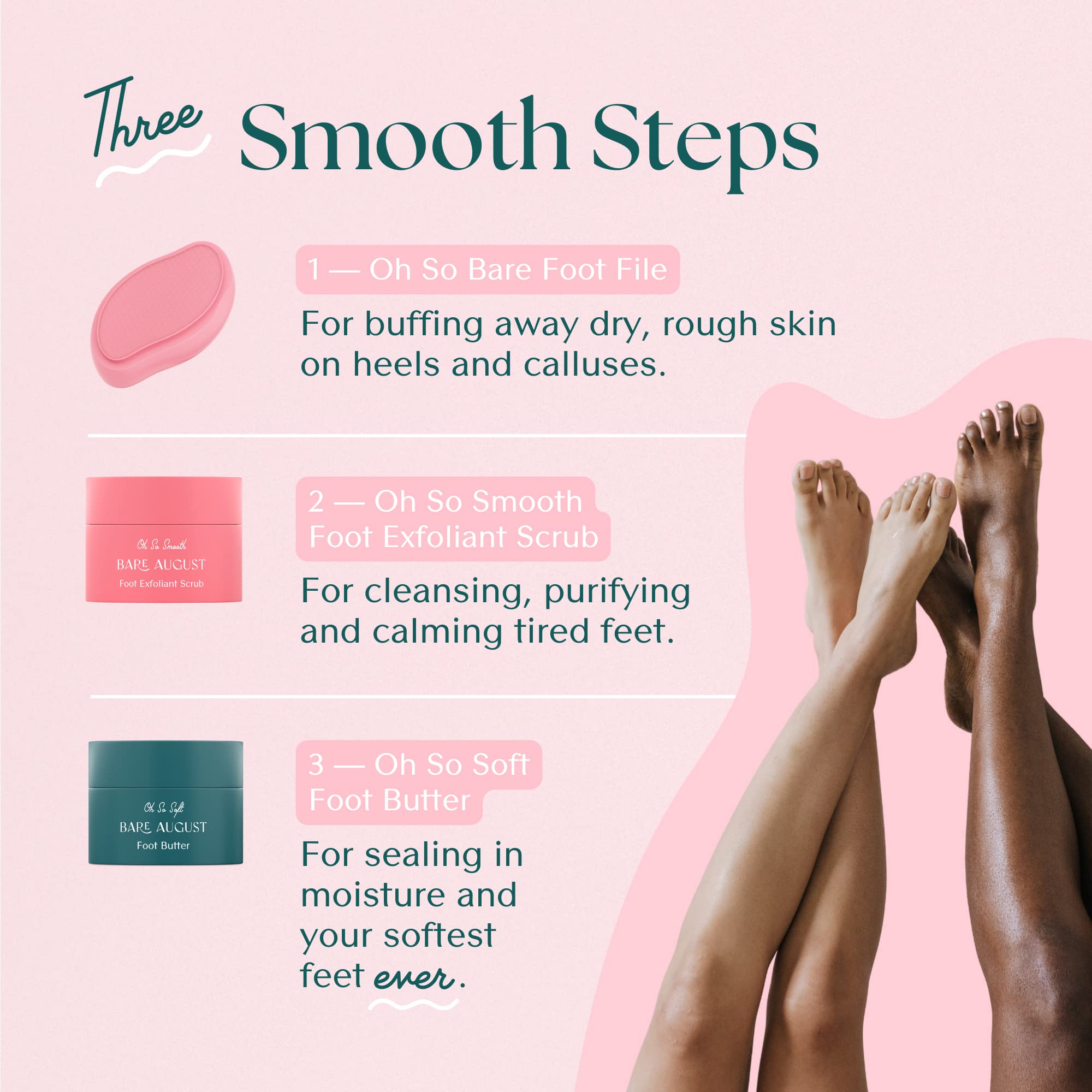 Spa like at home moment with Bare August Foot Scrub.