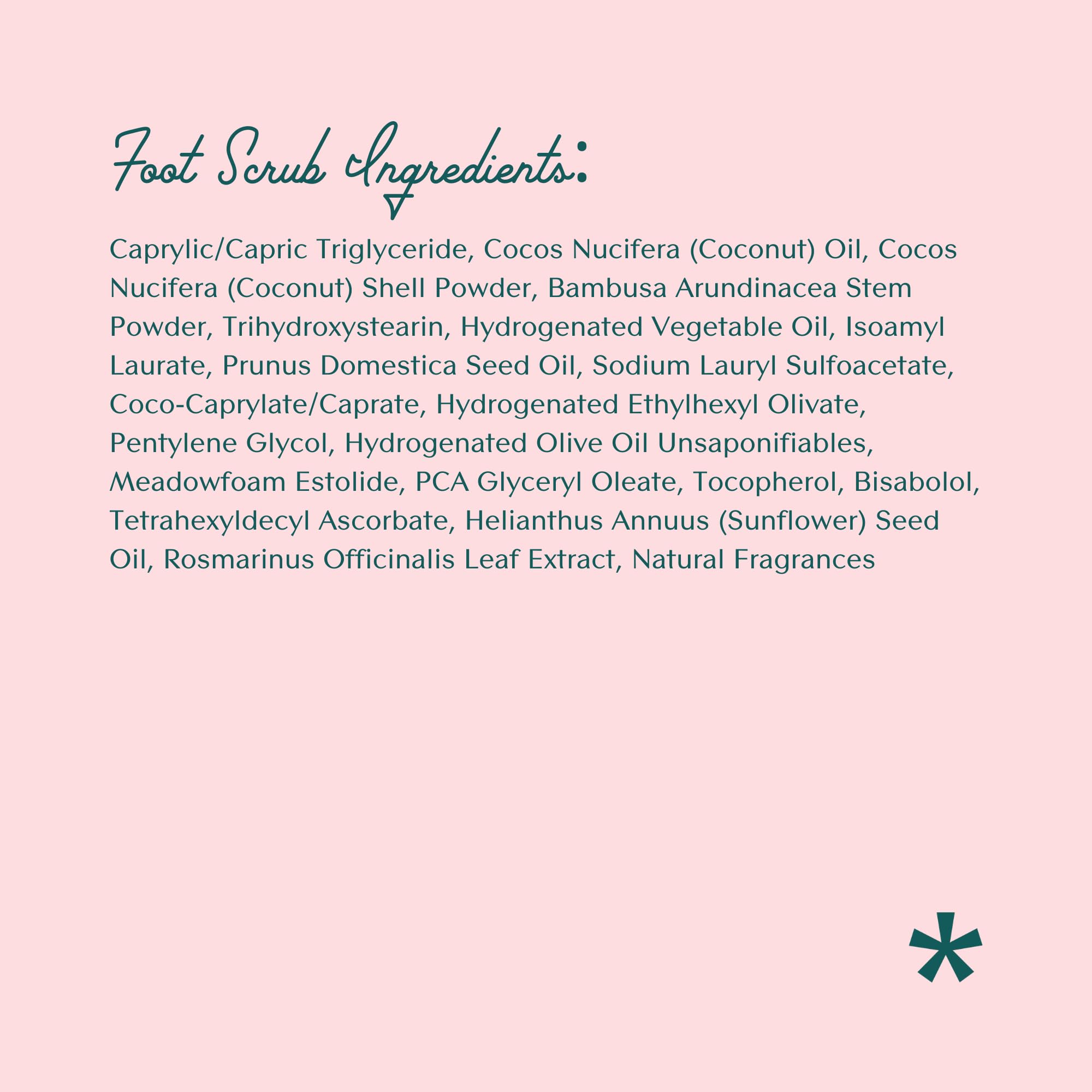 Travel friendly 3.4 fl oz Bare August Foot Scrub.