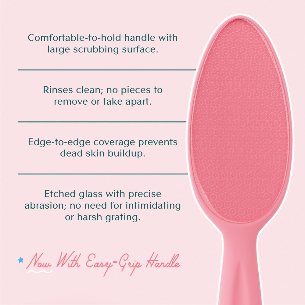 Bare August in-shower foot scrubber for quick, hygienic exfoliation