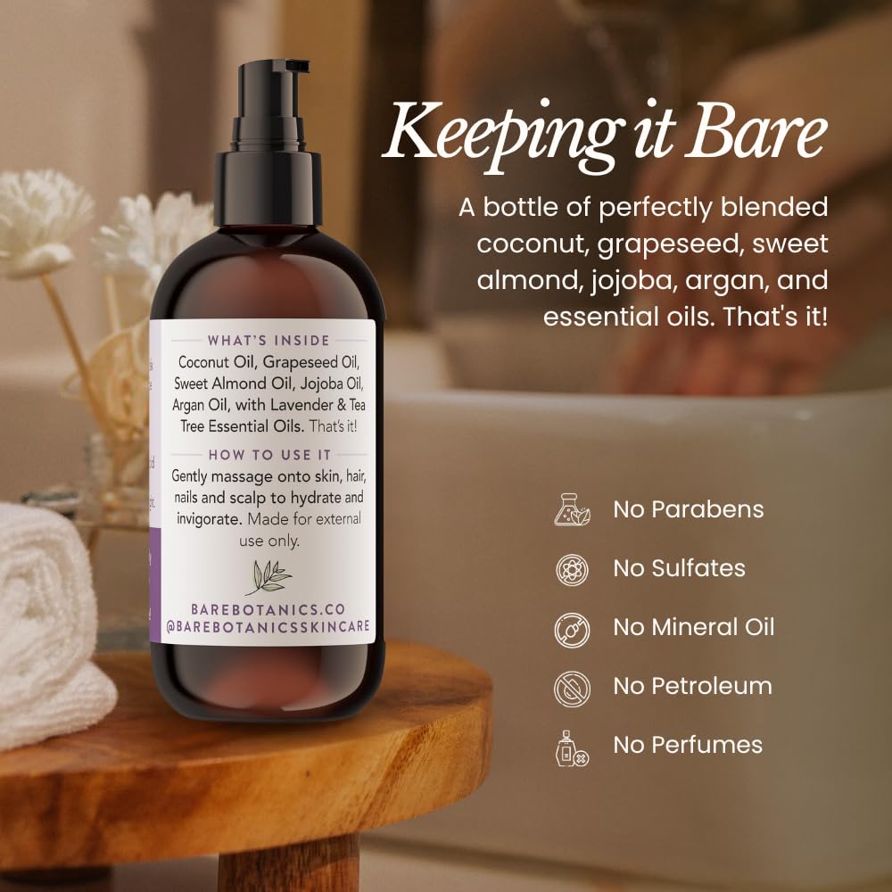 BARE BOTANICS vegan cruelty-free badge highlighted for mindful skincare choice.