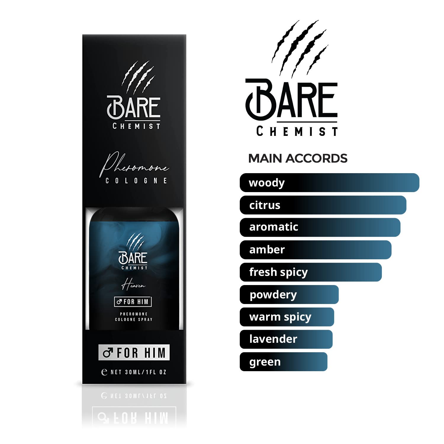Bare Chemist Heaven spray-application demonstrates easy everyday use.