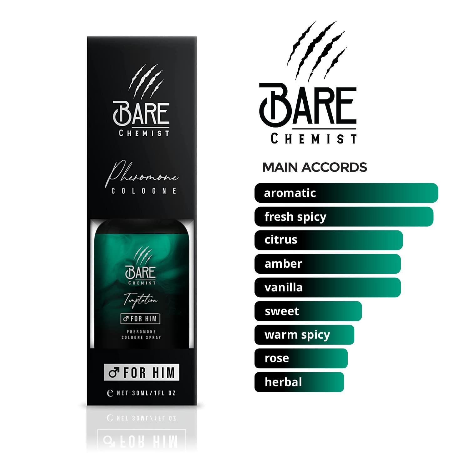 Bare Chemist Temptation spray application demonstrates easy, even coverage.