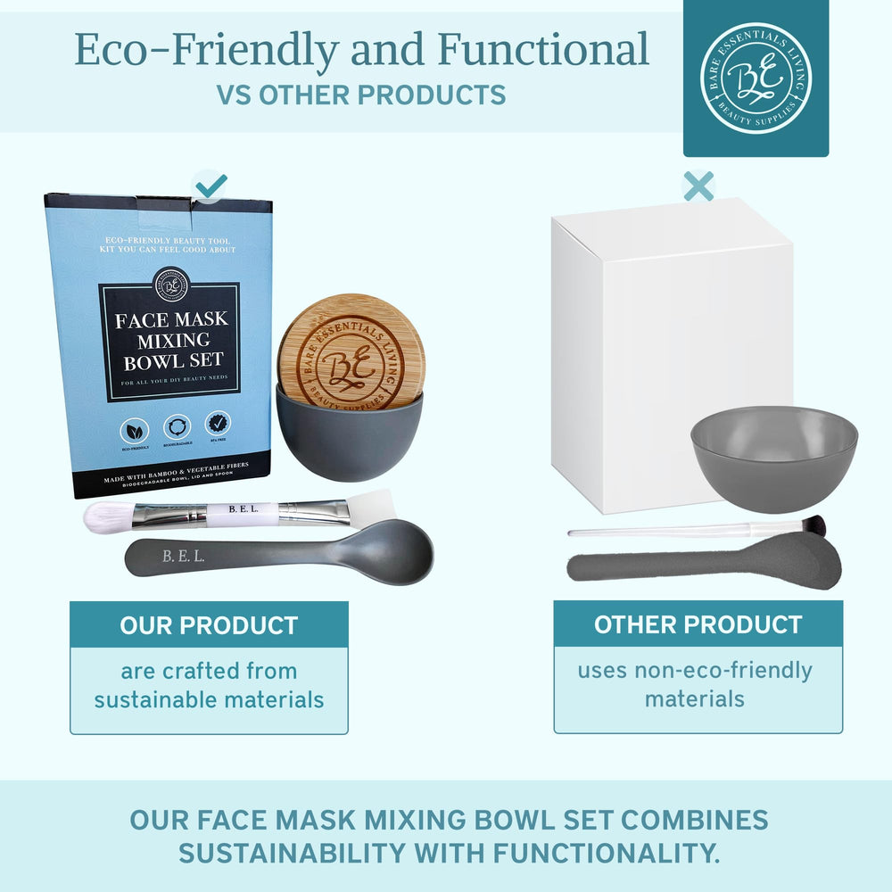 Bare Essentials Living dual-sided brush delivers soft bristles for easy spread.