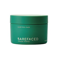 Barefaced Glow Peel Pads jar closeup for smoother skin