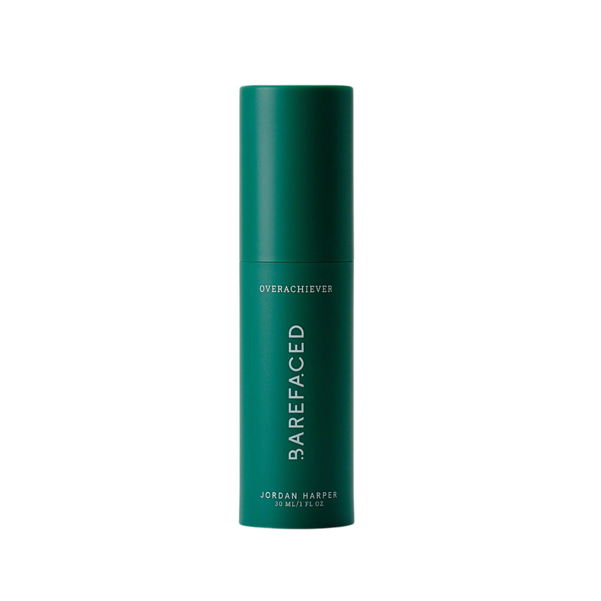 Barefaced Overachiever bottle with pump for daily hydration and smoother skin.