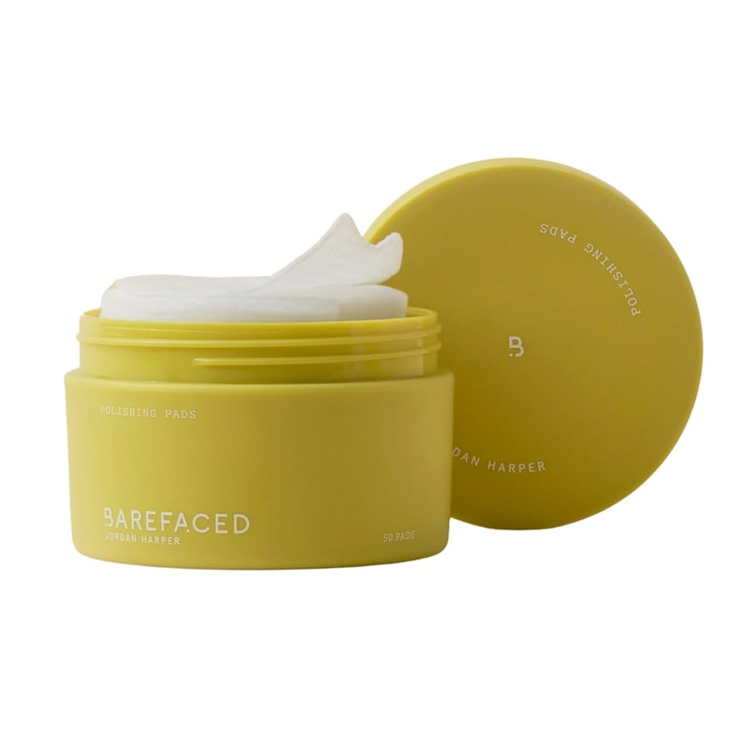 Barefaced Polishing Pads pack for at-home exfoliation and full-body use.