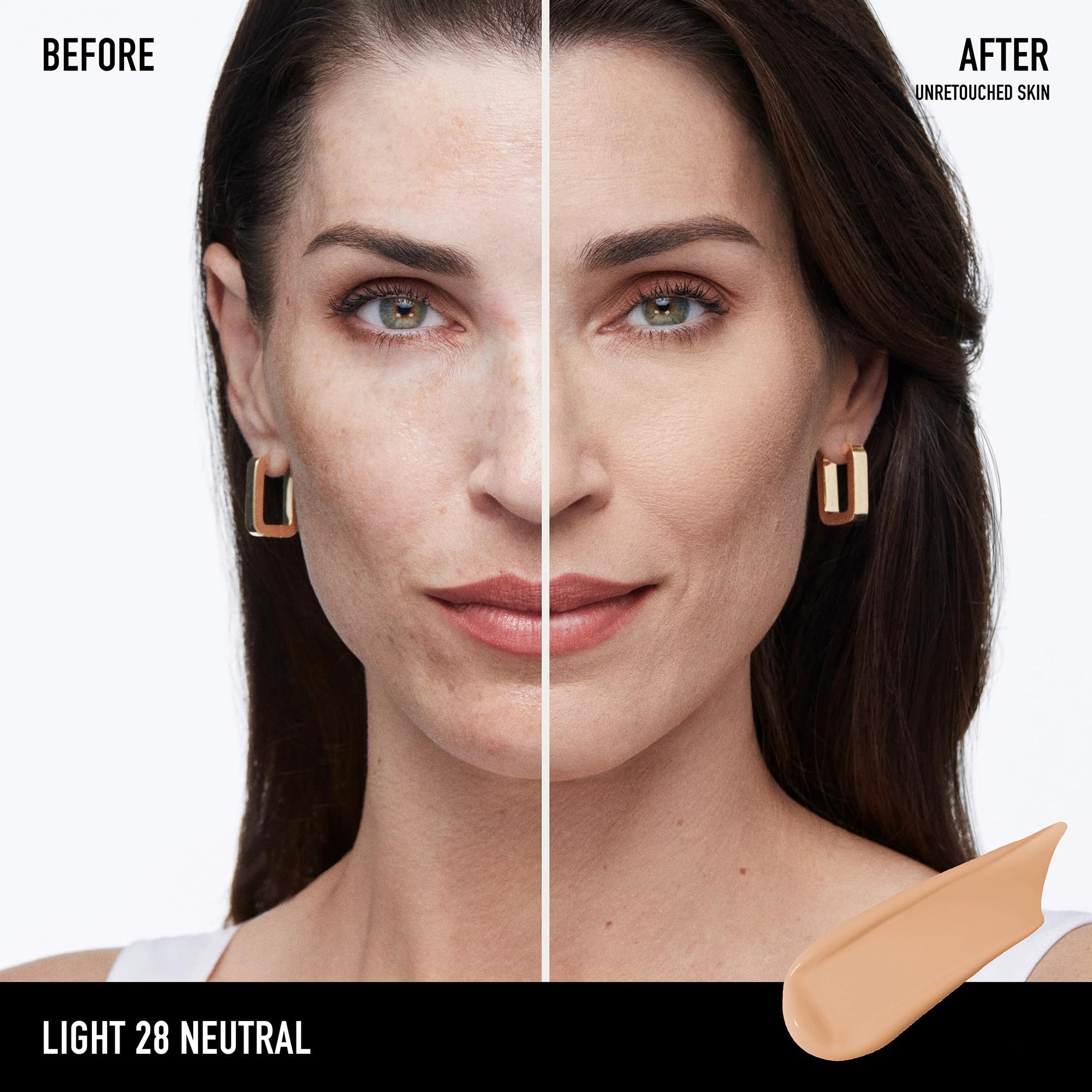 bareminerals BarePro 24HR foundation swatches illustrate skin matching shade options