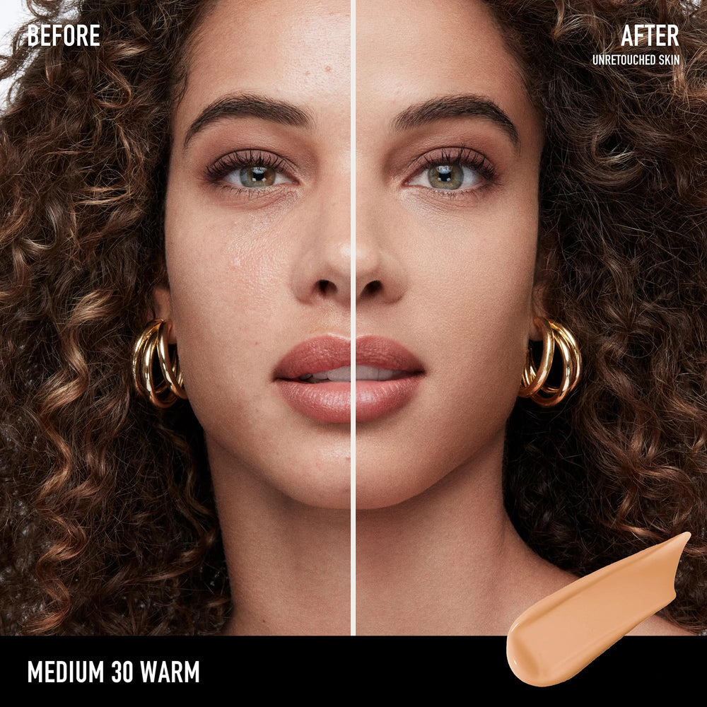 bareminerals Barepro skin swatch revealing true shade