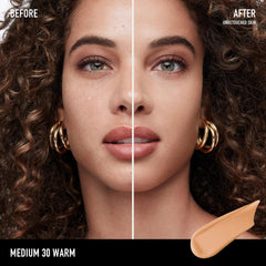 bareminerals Barepro skin swatch revealing true shade
