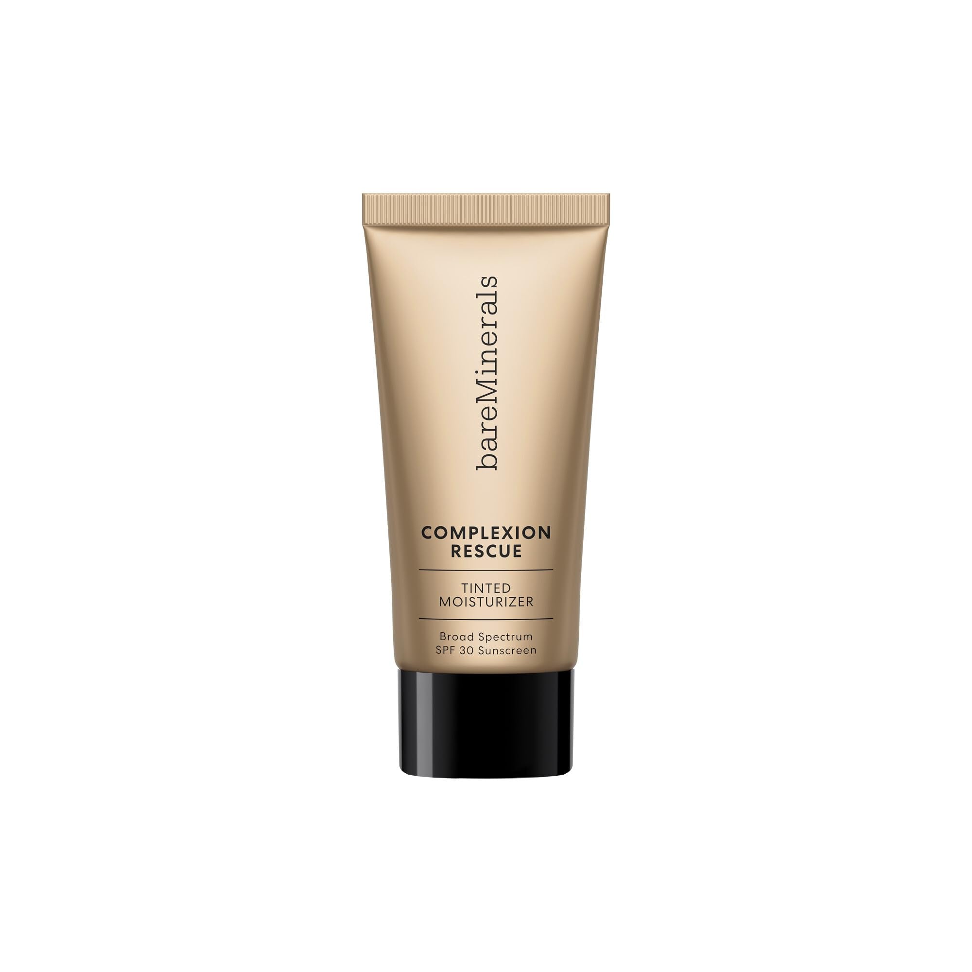bareMinerals Complexion Rescue Buttercream 03 packaging shown, travel-friendly display for on-the-go skincare makeup.