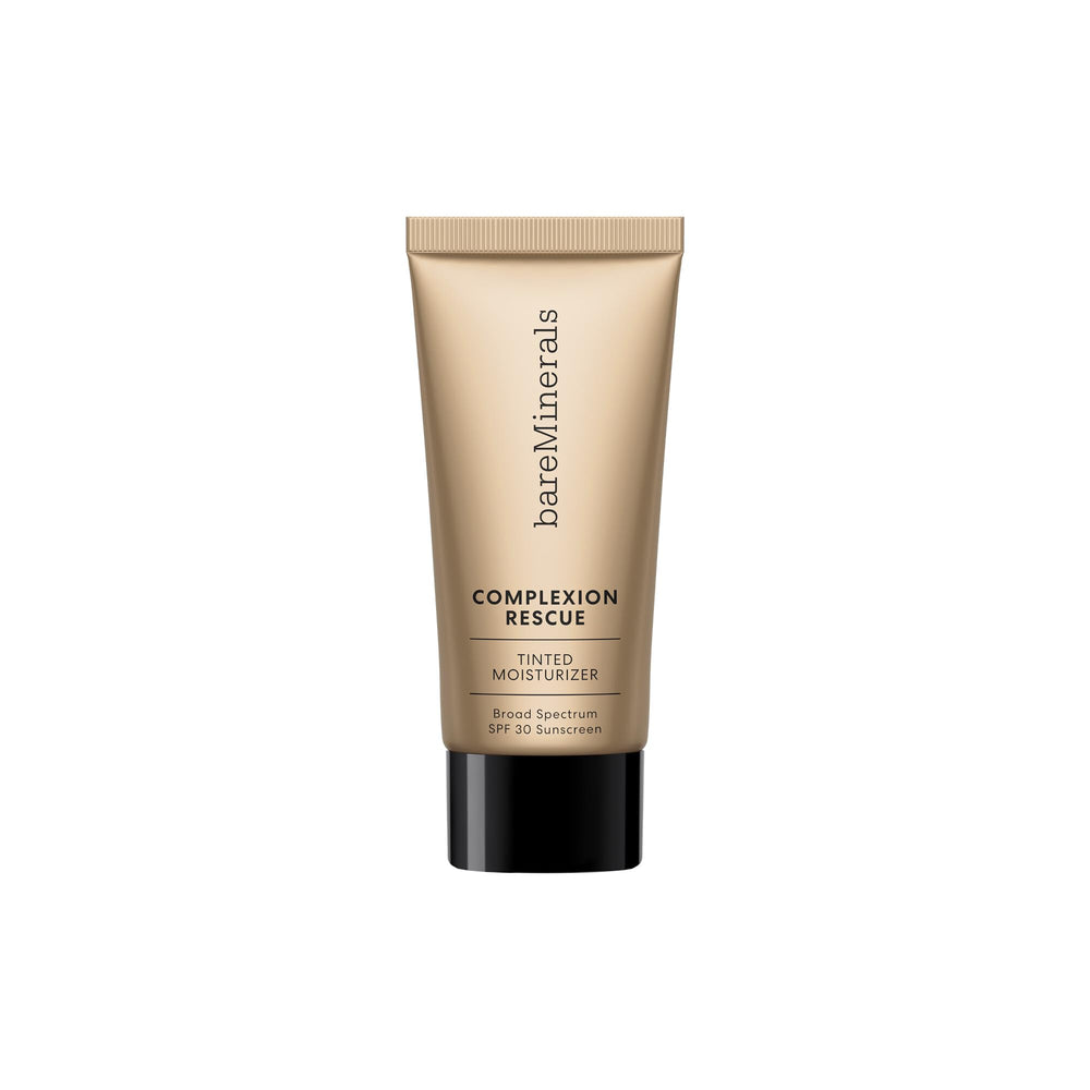 bareMinerals Complexion Rescue Buttercream 03 packaging shown, travel-friendly display for on-the-go skincare makeup.