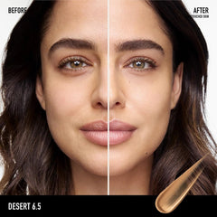 BareMinerals Complexion Rescue Desert 6.5 mineral SPF 30 protection on skin.