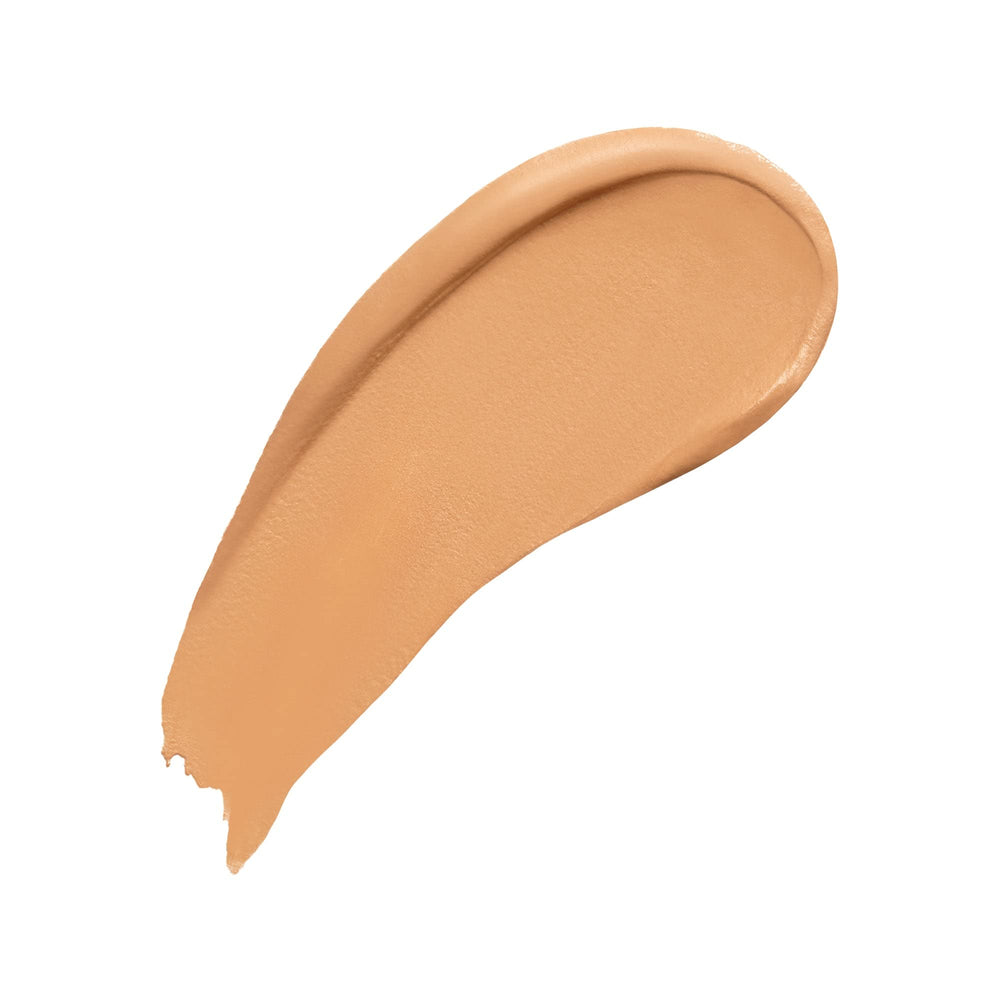 bareMinerals Complexion Rescue texture swirl shows light, natural coverage.
