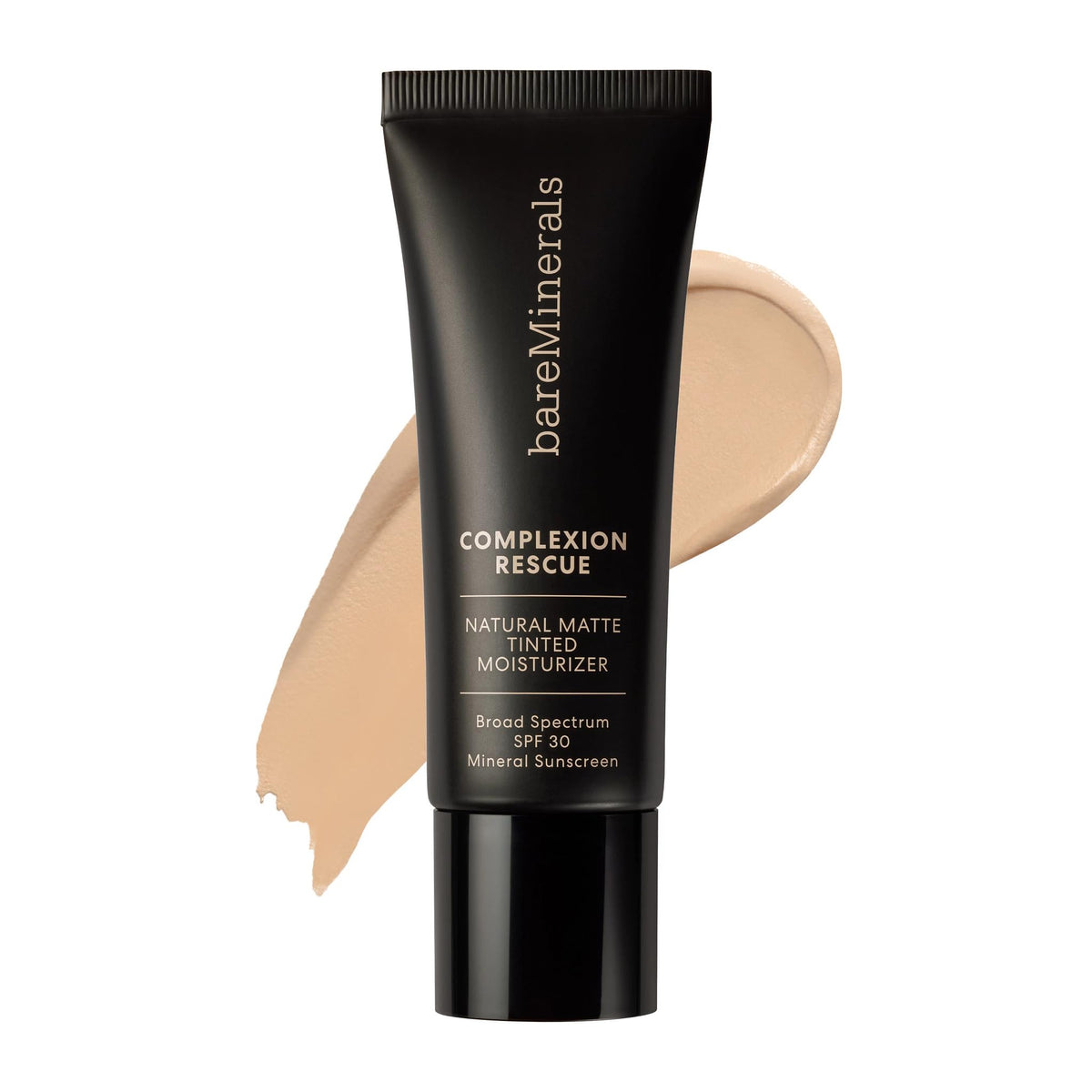 bareMinerals Complexion Rescue Opal 01 bottle pump for easy application and matte finish.