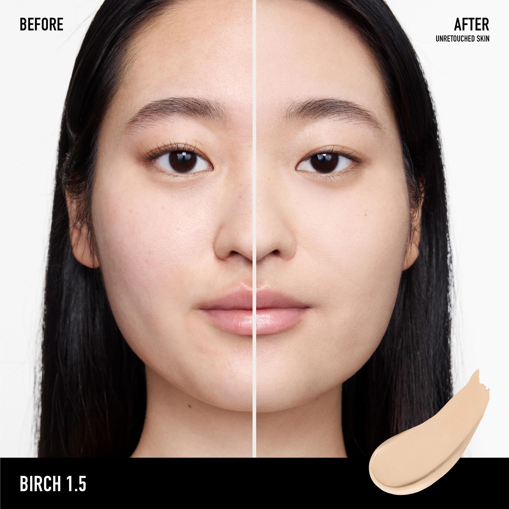 BareMinerals Complexion Rescue Birch 1.5 arm swatch for even tone and coverage