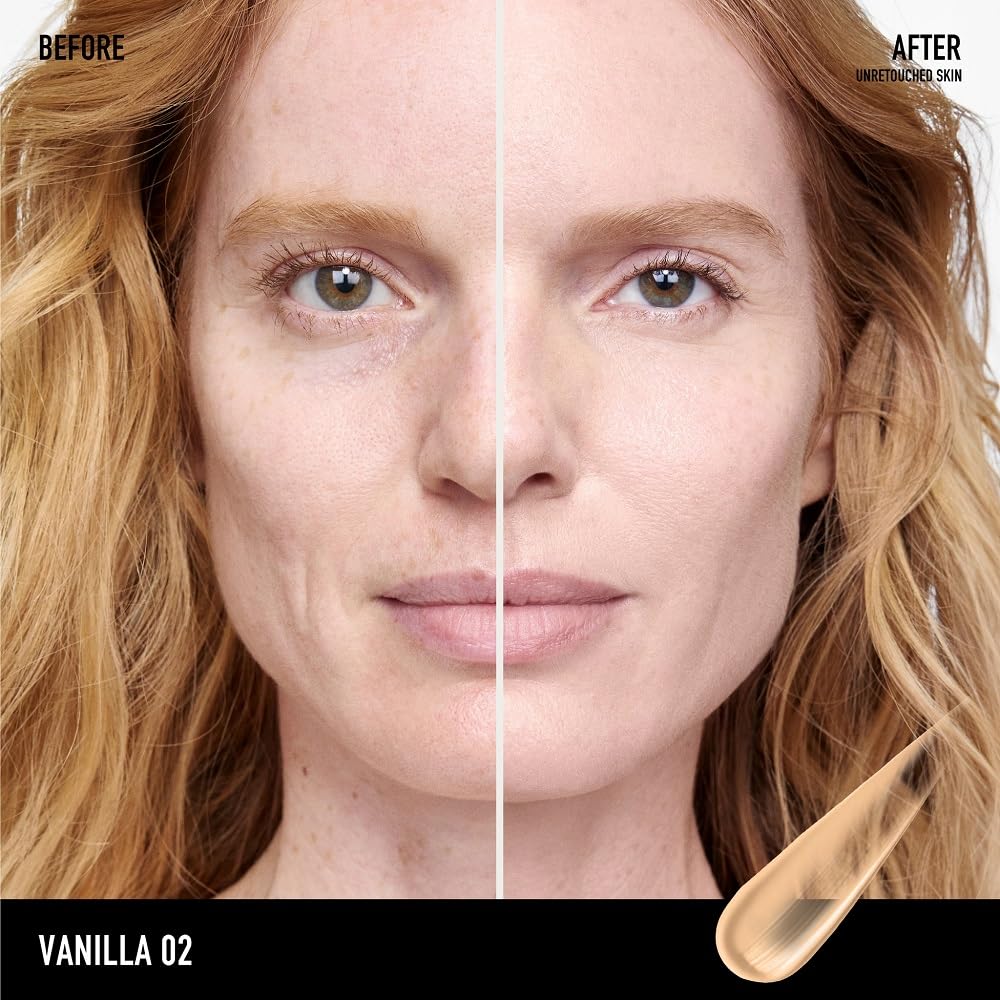 bareMinerals Complexion Rescue swirls illustrating sheer to light coverage for natural glow