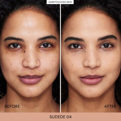BareMinerals Complexion Rescue texture close-up reveals lightweight hydration.