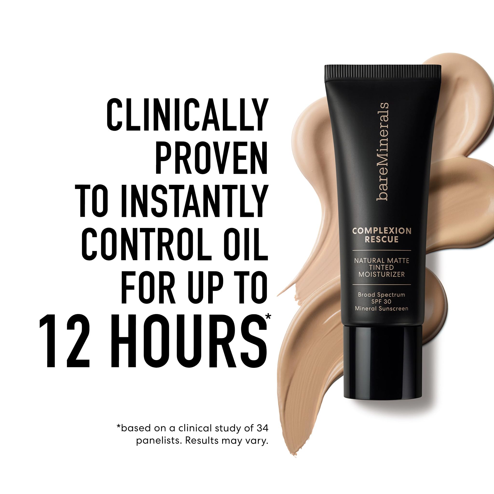 BareMinerals vegan and cruelty-free icon reflects clean beauty values.