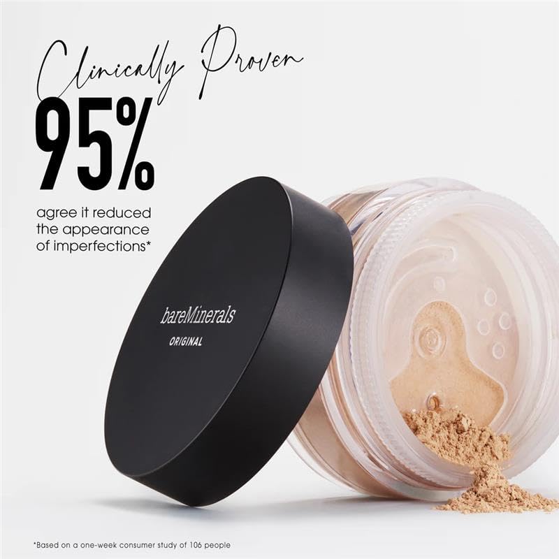 BareMinerals Deluxe Original foundation SPF 15 label highlights sun protection.