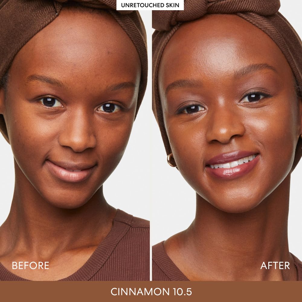 BareMinerals Dewy Lip-Gloss Balm providing juicy shine and hydration.