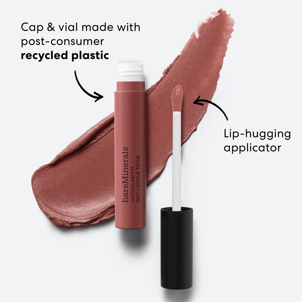 bareMinerals Mineralist lip smoothness improvement through continued use.