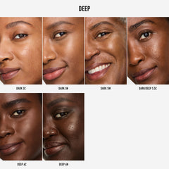 bareMinerals Original Liquid Concealer close-up demonstrates instant brightening under the eyes.