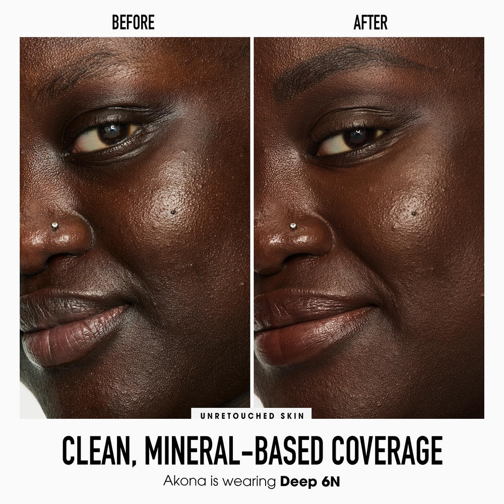 bareMinerals Original Liquid Concealer doe-foot applicator targets the under-eye area for even coverage.