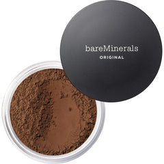 bareMinerals Original Loose Powder Foundation Deepest Deep 30 packaging front shows portable, lightweight coverage.
