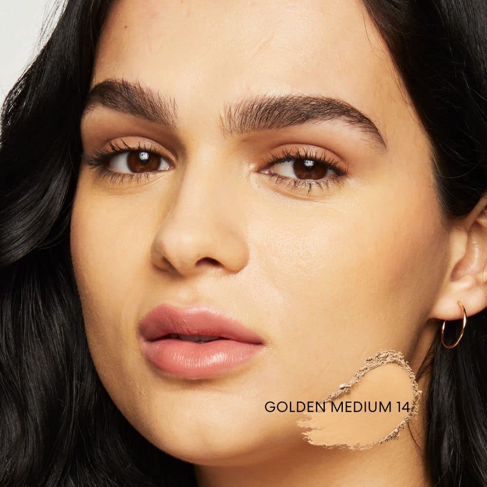 bareMinerals Original Loose Powder Foundation SPF 15 application brush image for seamless blending