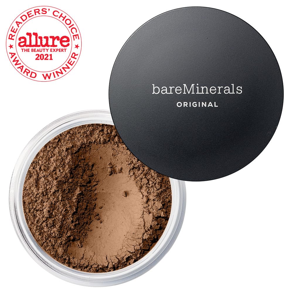 BareMinerals Original Loose Powder Foundation SPF15 Neutral Deep 29 protects with SPF 15.