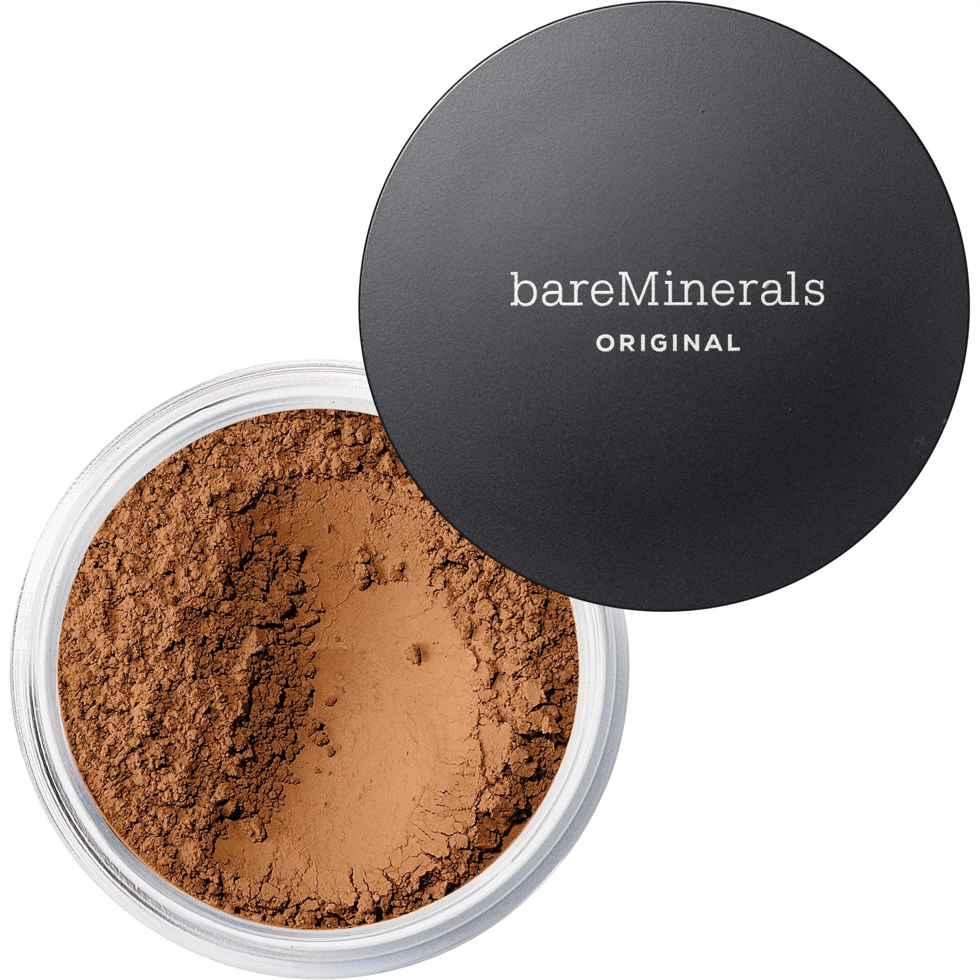 bareMinerals Original SPF15 warm-dark 26 swatch on skin for natural luminosity