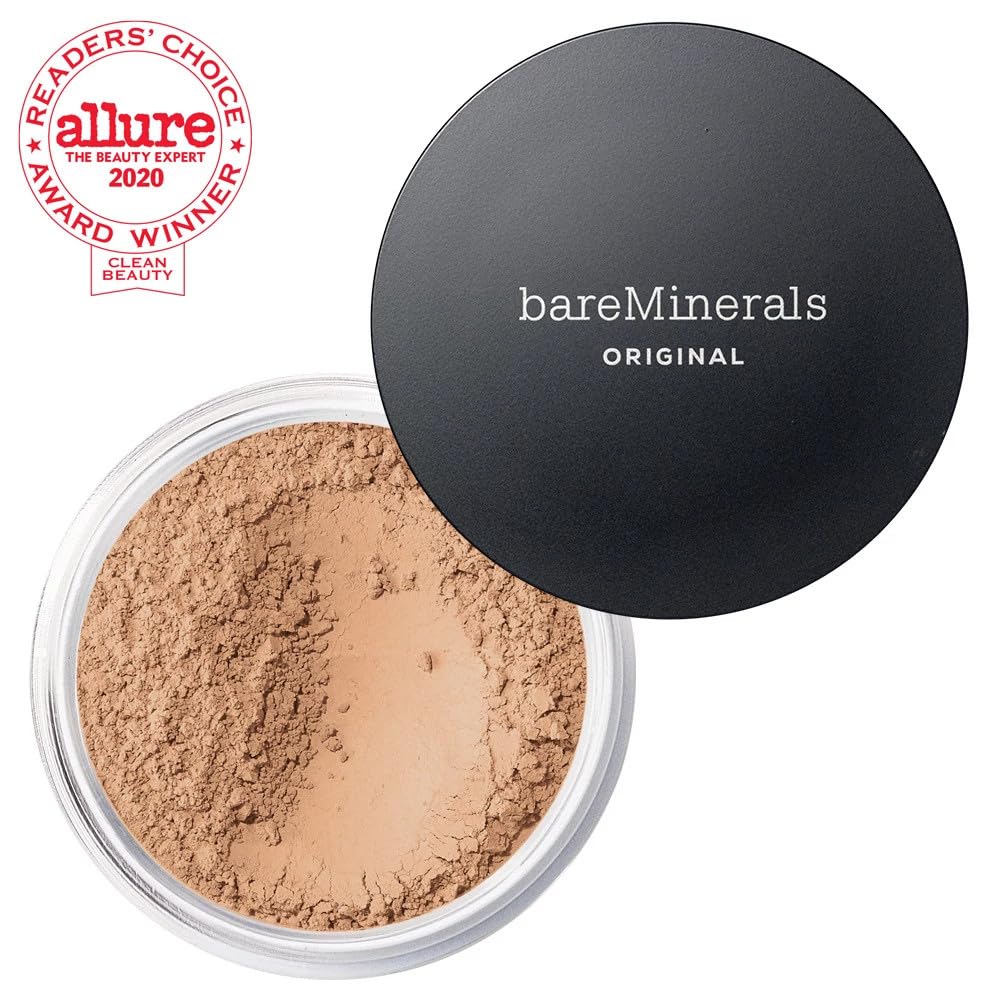 bareMinerals Original Loose Powder Foundation SPF 15 clean formula as a gentle base